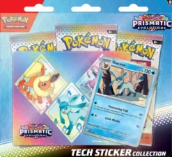 Pokemon - Scarlet & Violet Prismatic Evolutions Tech Sticker Blister: Glaceon