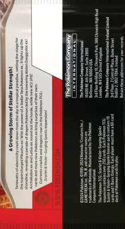 Pokemon - Scarlet & Violet Surging Sparks Booster
