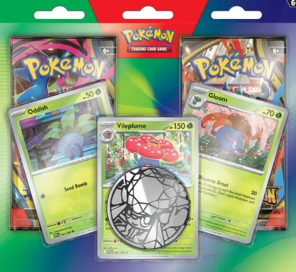 Pokémon - Enhanced 2 Booster Blister: Oddish, Gloom & Vileplume