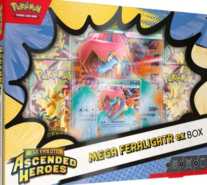 Pokémon: Mega Evolution - Ascended Heroes EX Box: Mega (set van 3)
