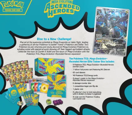Pokémon: Mega Evolution - Ascended Heroes Elite Trainer Box