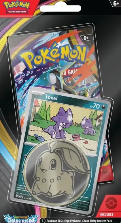 Pokémon: Mega Evolution - Chaos Rising Checklane Blister: Toxel