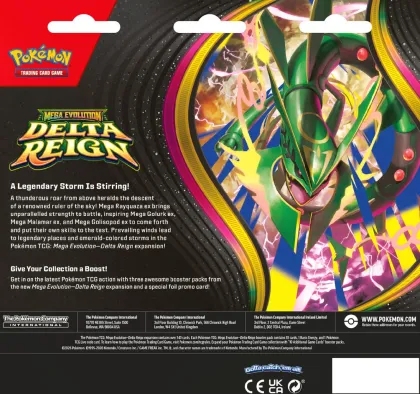 Pokémon: Mega Evolution - Delta Reign 3 Booster Blister: Seel