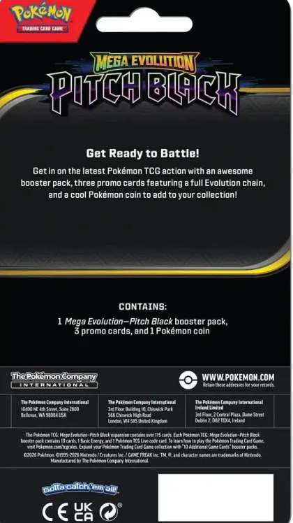 Pokémon: Mega Evolution - Pitch Black Premium Checklane Blister: Luxray