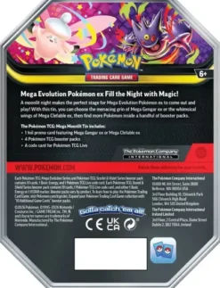 Pokémon - Mega Moonlit EX Tin: Clefable EX