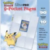 Pokémon 9-Pocket Pages Top Loading Clear (10 stuks)