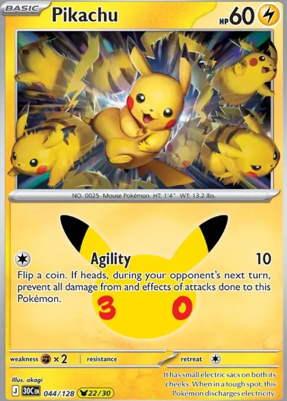 Pokémon: 30th Celebration - Mini Tin: Night - Pikachu & Amped Form Toxtricity