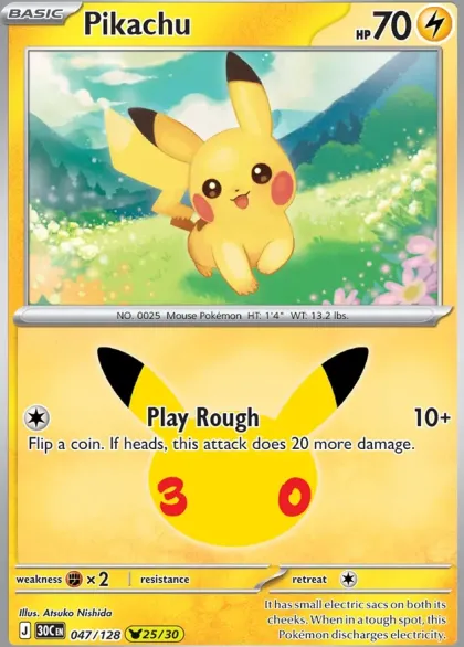 Pokémon: 30th Celebration - Mini Tin: Night - Pikachu & Amped Form Toxtricity