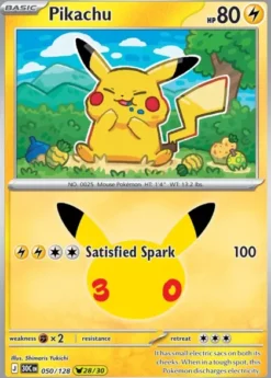 Pokémon: 30th Celebration - Mini Tin: Night - Pikachu & Amped Form Toxtricity