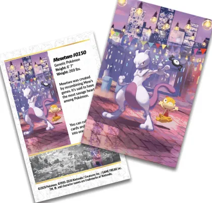 Pokémon: 30th Celebration - Mini Tin: Night - Mewtwo & Scraggy