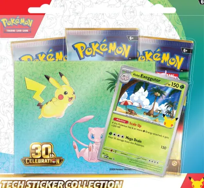 Pokémon: 30th Celebration - Tech Sticker Blister (set van 2)