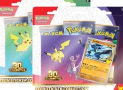 Pokémon: 30th Celebration - Tech Sticker Blister (set van 2)