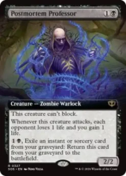 Postmortem Professor (foil) (extended art) - Secrets of Strixhaven Varianten