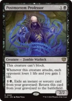 Postmortem Professor (foil) - Secrets of Strixhaven