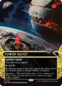 Power Depot (#124) (galaxy foil) (borderless) - Edge of Eternities Stellar Sights