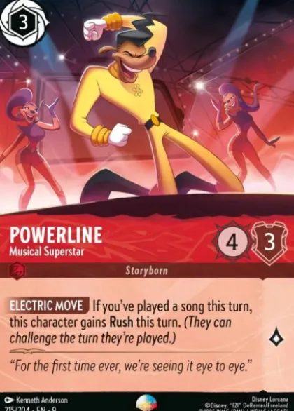 Powerline, Musical Superstar (foil) (borderless) - Fabled