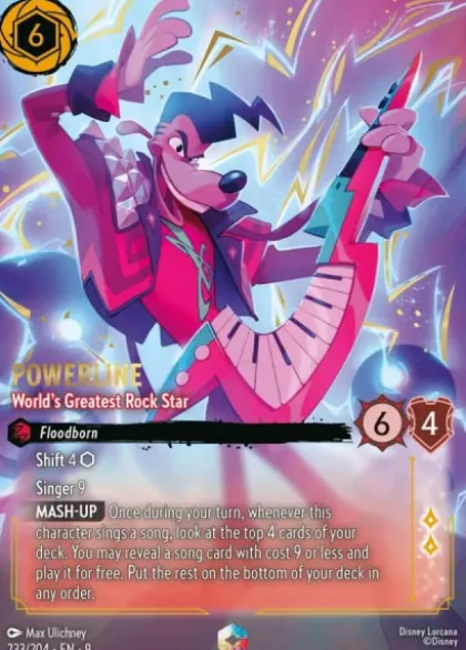 Powerline, World's Greatest Rock Star (foil) (borderless) - Fabled