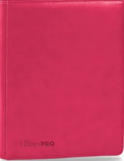 Premium Pro 9 Pocket Binder Bright Pink
