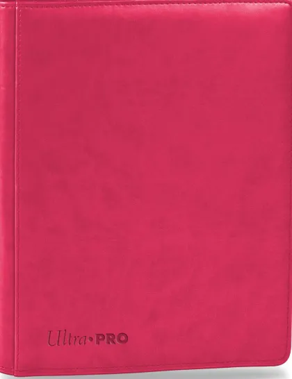 Premium Pro 9 Pocket Binder Bright Pink
