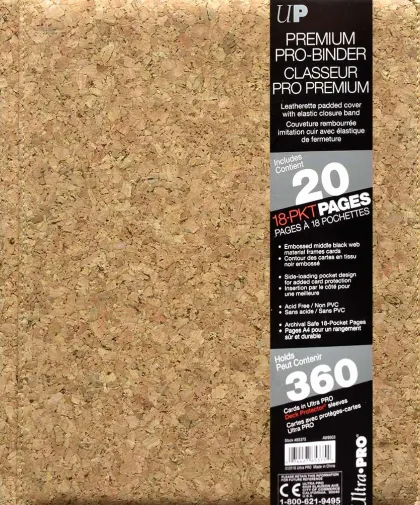 Premium Pro 9 Pocket Binder Cork