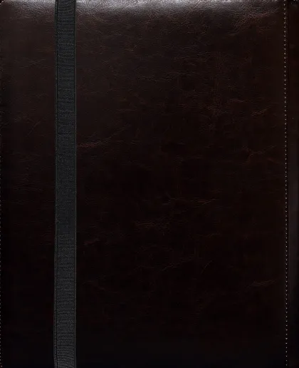 Premium Pro 9 Pocket Binder Cowhide