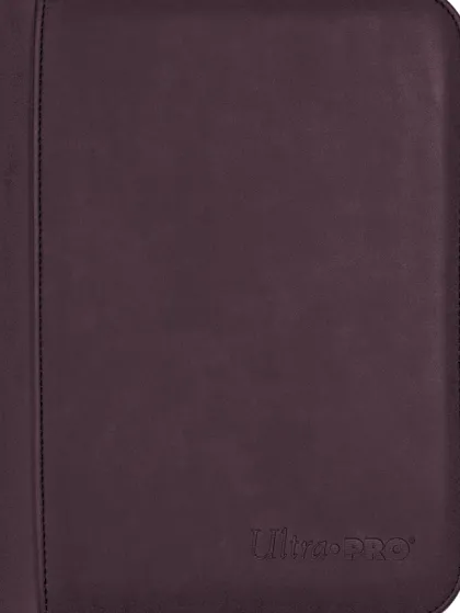Premium Pro 4 Pocket Zippered Binder Suede Collection: Amethyst