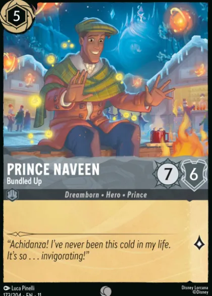 Prince Naveen, Bundled Up - Winterspell