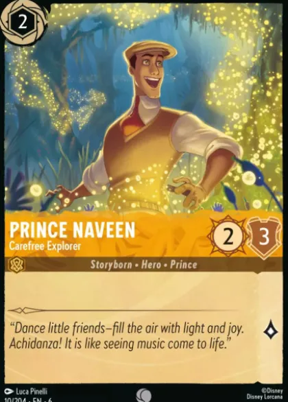 Prince Naveen, Carefree Explorer - Azurite Sea