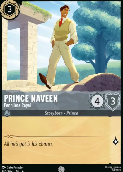 Prince Naveen, Penniless Royal (foil) - Fabled