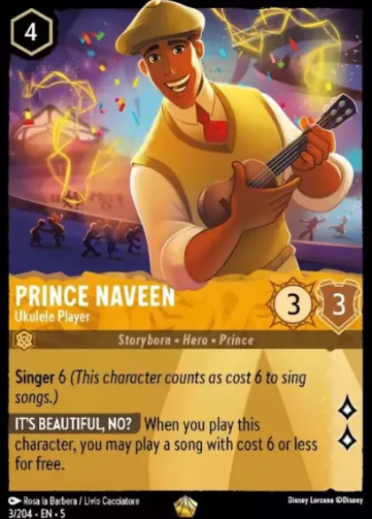 Prince Naveen, Ukulele Player - Shimmering Skies