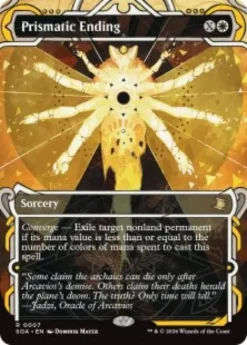 Prismatic Ending (#007) (showcase) - Secrets of Strixhaven Mystical Archive