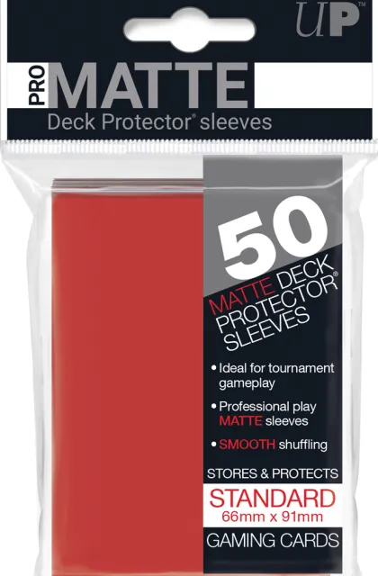 Pro Deck Protectors Red (50 stuks)
