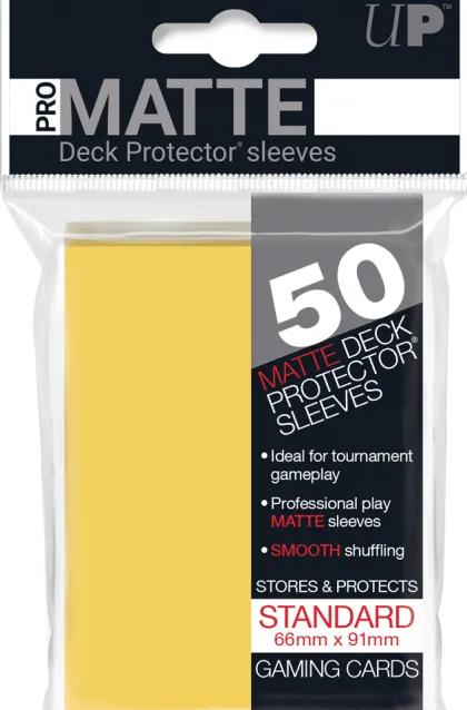 Pro Deck Protectors Yellow (50 stuks)