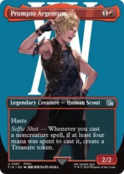 Prompto Argentum (#387) (foil) (borderless) - Final Fantasy Varianten