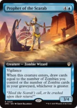 Prophet of the Scarab (extended art) - Aetherdrift Commander Varianten
