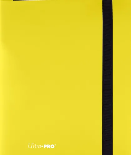 Pro 4 Pocket Binder Eclipse Lemon Yellow