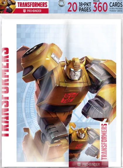 Pro 9 Pocket Binder Transformers: Bumblebee