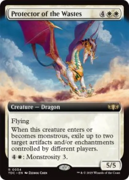 Protector of the Wastes (extended art) - Tarkir: Dragonstorm Commander Varianten
