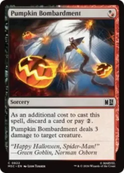 Pumpkin Bombardment (foil) - Marvel Super Heroes Commander