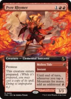 Pyre Rhymer (foil) (extended art) - Reality Fracture Varianten