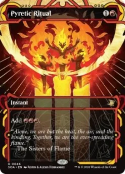 Pyretic Ritual (#046) (showcase) - Secrets of Strixhaven Mystical Archive