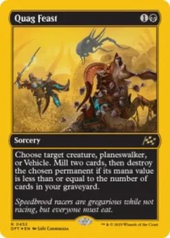Quag Feast (#452) (first-place foil) - Aetherdrift First-Place Box Toppers