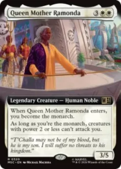 Queen Mother Ramonda (extended art) - Marvel Super Heroes Commander Varianten