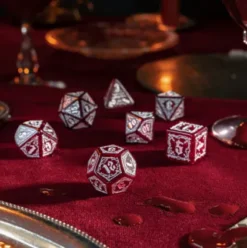 Q-Workshop - Bloodsucker RPG Dice Set: Scarlet