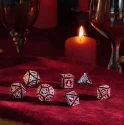 Q-Workshop - Bloodsucker RPG Dice Set: Scarlet