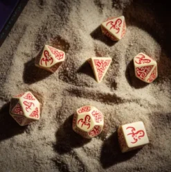 Q-Workshop - Call of Cthulhu RPG Dice Set: Masks of Nyarlathotep (7-delig)