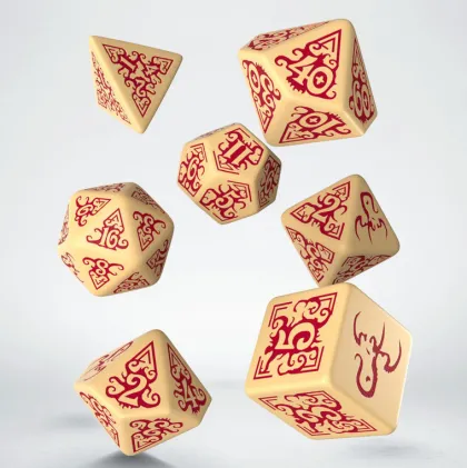 Q-Workshop - Call of Cthulhu RPG Dice Set: Masks of Nyarlathotep (7-delig)