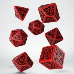 Q-Workshop - Call of Cthulhu RPG Dice Set: The Outer Gods Nyarlathotep (7-delig)