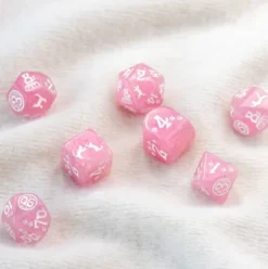 Q-Workshop - Cats RPG Dice Set: Daisy (7-delig)