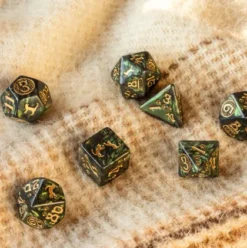 Q-Workshop - Cats RPG Dice Set: Pixel (7-delig)